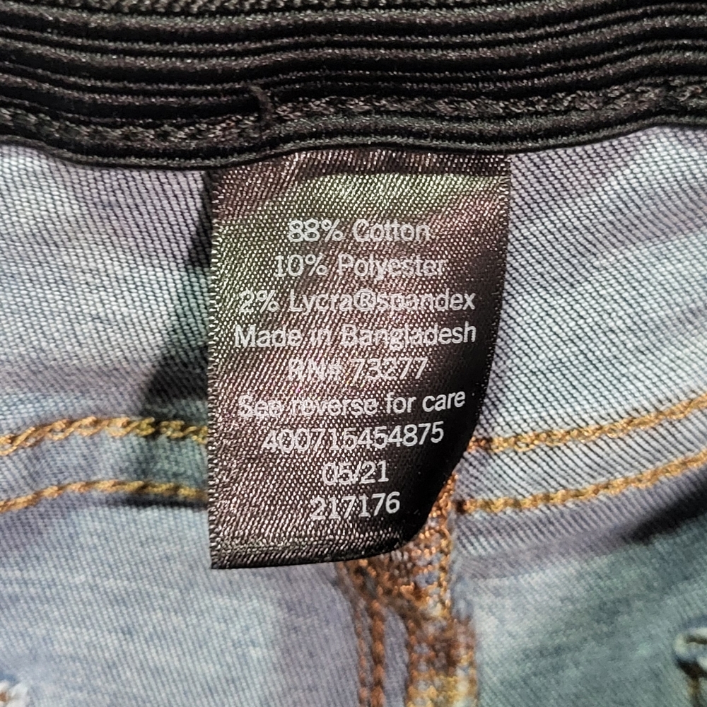 Simply Vera Vera Wang Women's Smoke Blue Pull-On Skinny Jeans Size 6 EUC - Picture 4 of 7
